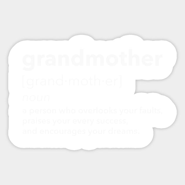 Grandmother Definition Sticker by veerkun